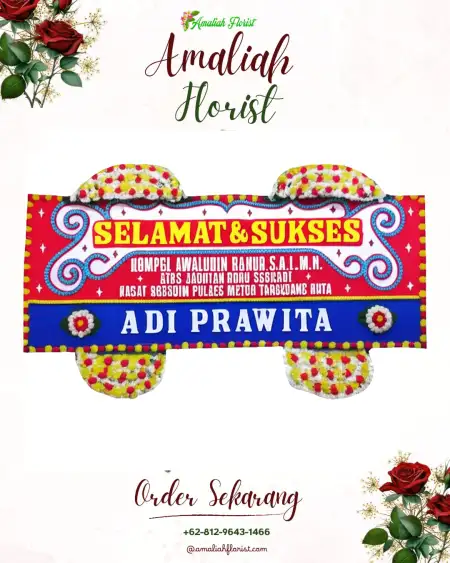 Papan Bunga Ucapan Selamat Kebonharjo